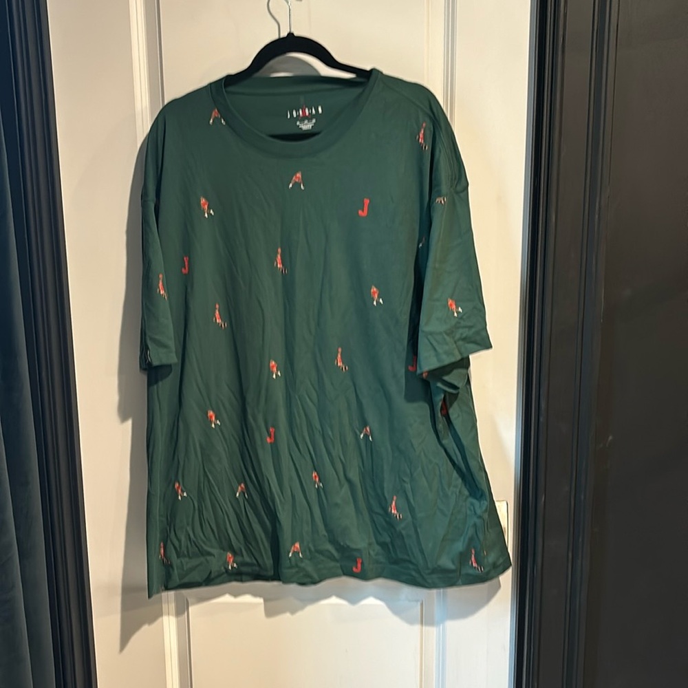 Nike Jordan green t shirt 3XL